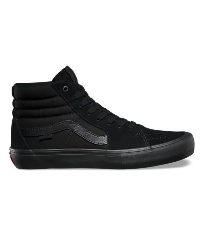 blackout vans high tops