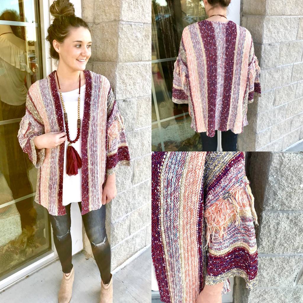 Boho Cardigan Multi Boho Cardigan Multi