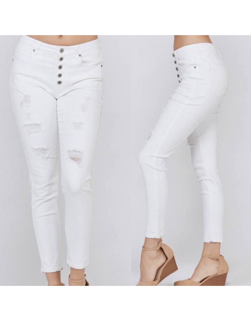 distressed jeans white