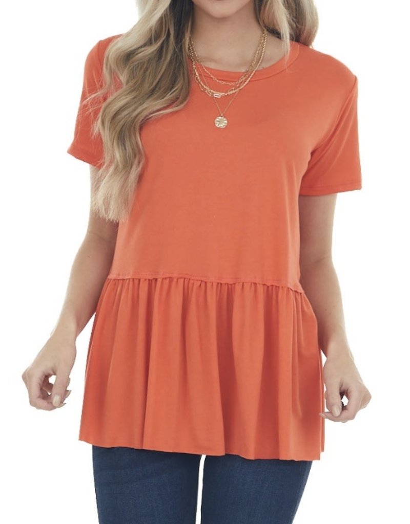 Ruffle Detail Top