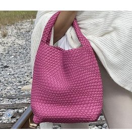BC Handbags Woven Hobo Handbag
