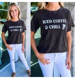 Iced Coffee and Chill - Wahsed Black