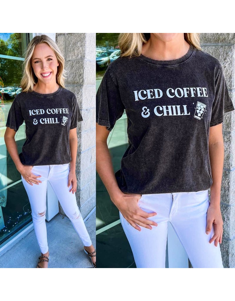 Iced Coffee and Chill - Wahsed Black