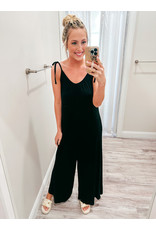 Comfy Jersey Jumpsuit - Black