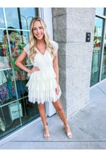 Ruffled Tulle Dress