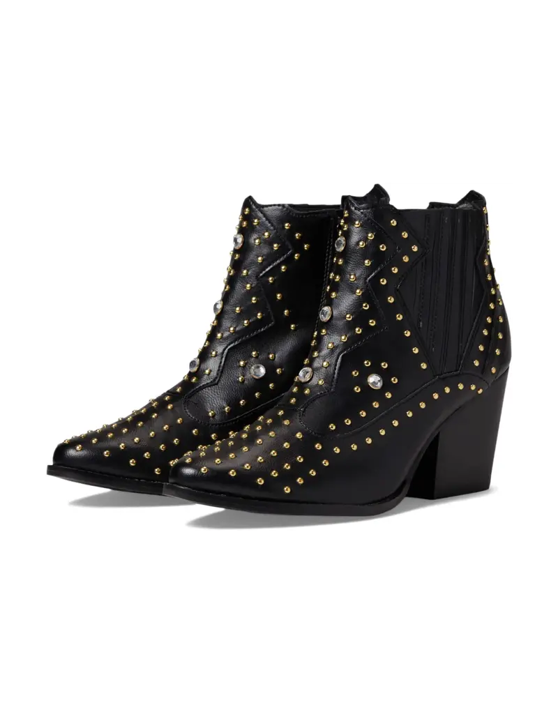 Aster Studded Boots - Black