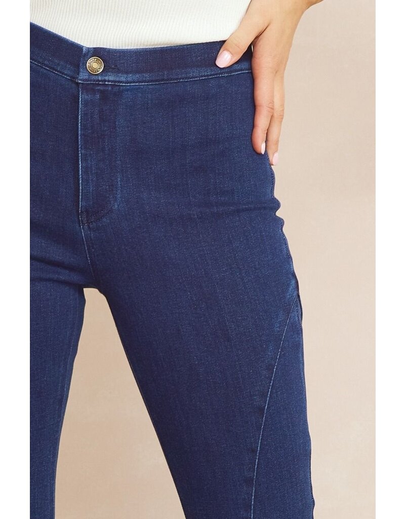 Bell Bottom Jeans - Dark Denim