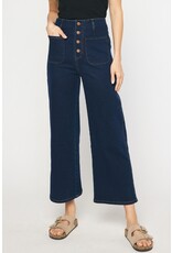 Button Up Cropped Jeans