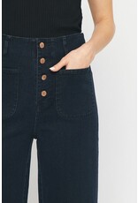 Button Up Cropped Jeans