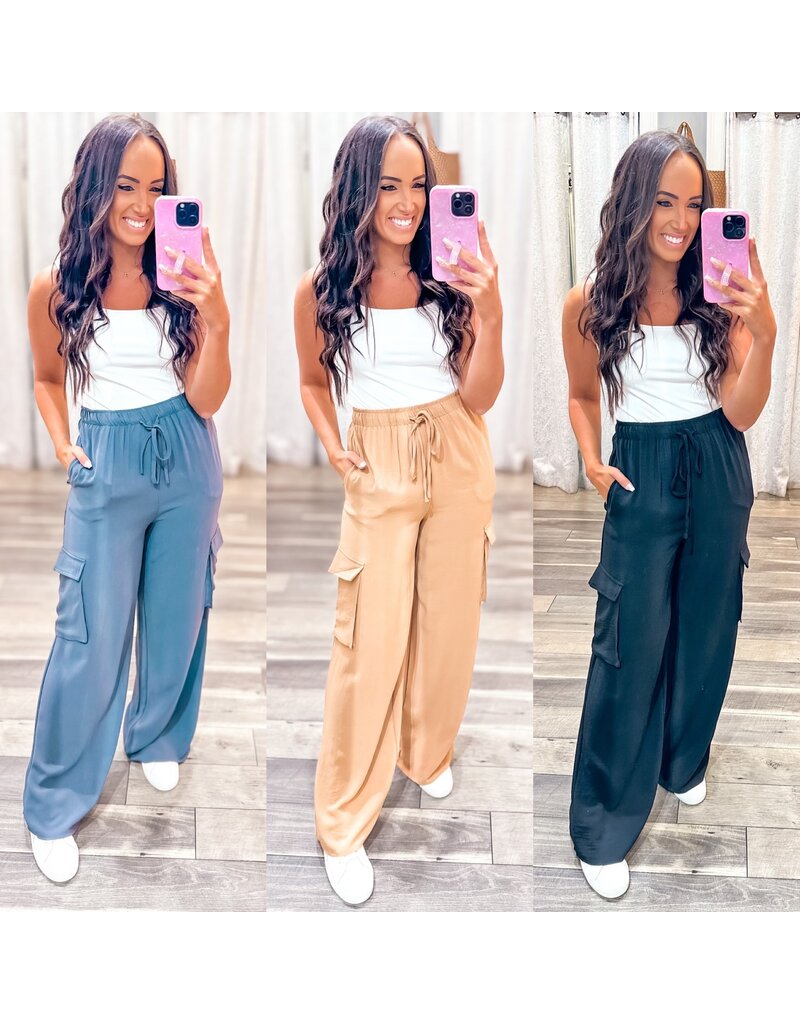 Wide Leg Utility Pants