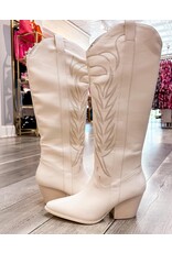 Western Girl Boots - Stone