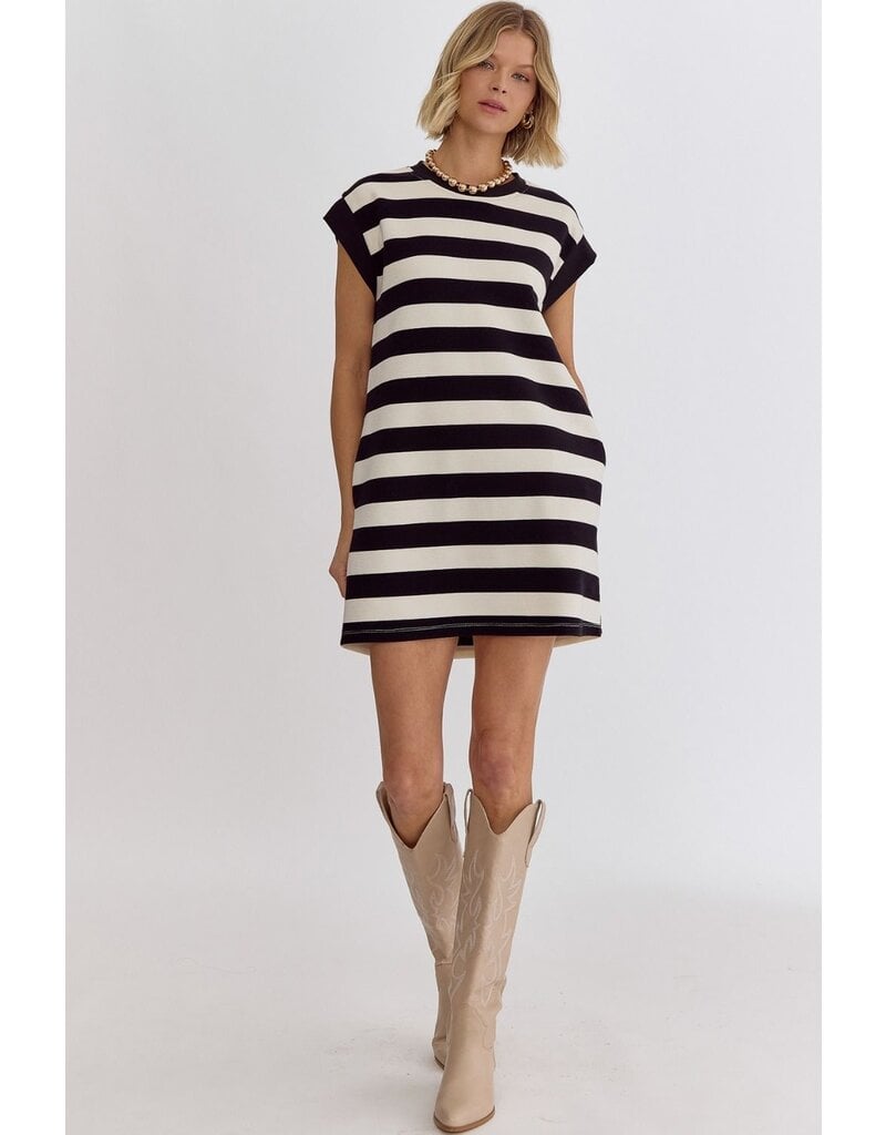 Striped Knit Dress