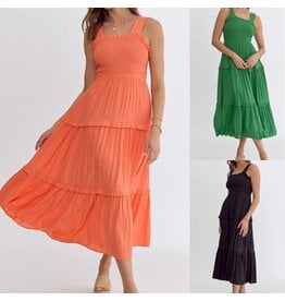 Smocked Tiered Maxi Dress