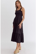 Smocked Tiered Maxi Dress