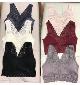 Padded Lace  Bralette