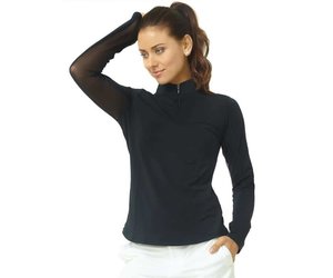 ibkul long sleeve zip mock neck
