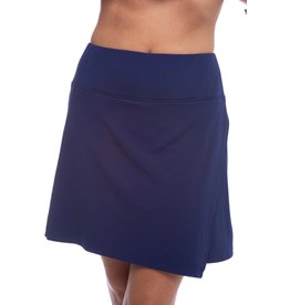 IBKul IBKul Faux Wrap Skort Navy