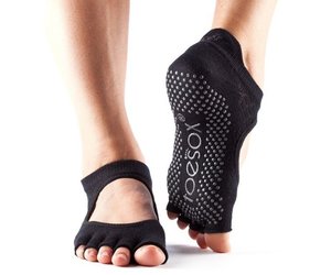 ToeSox Grip Pilates Barre Socks Non Slip Bella Half Toe for Yoga & Ballet 
