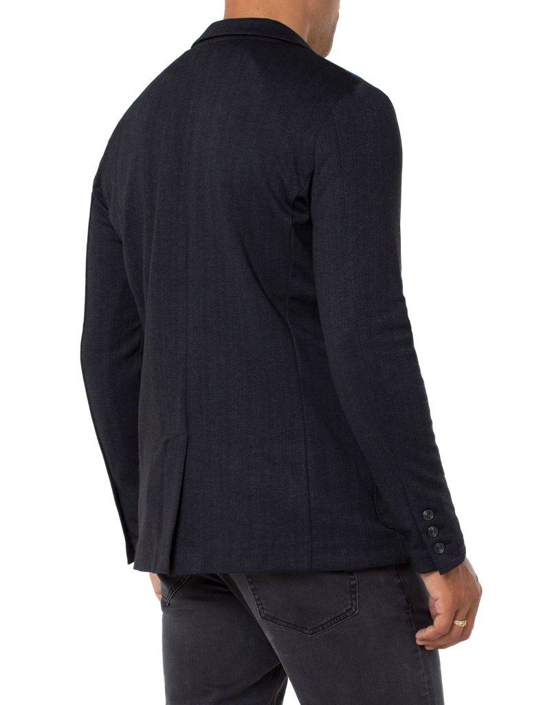 herringbone travel blazer