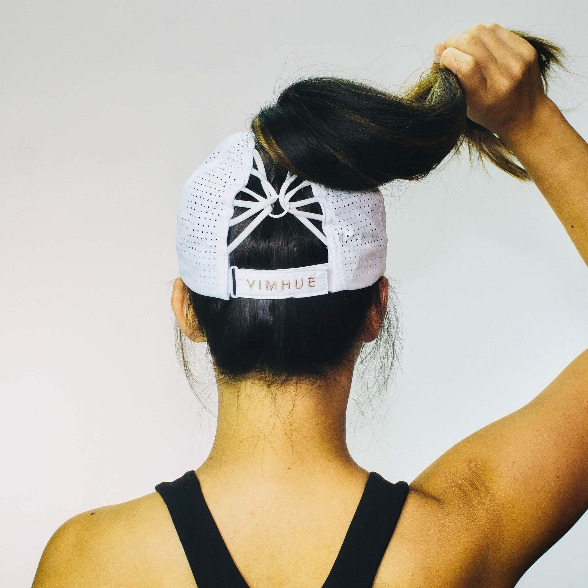 Vimhue | Sun Goddess Cap White - Alexandrite Active & Golf Wear