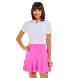 IBKul Flounce 16" Skort Hot Pink