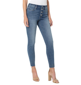 Liverpool Jeans Abby Ankle Skinny Exposed Button Perry