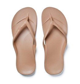 Archies  Arch Support Flip Flop Crystal Taupe - Alexandrite