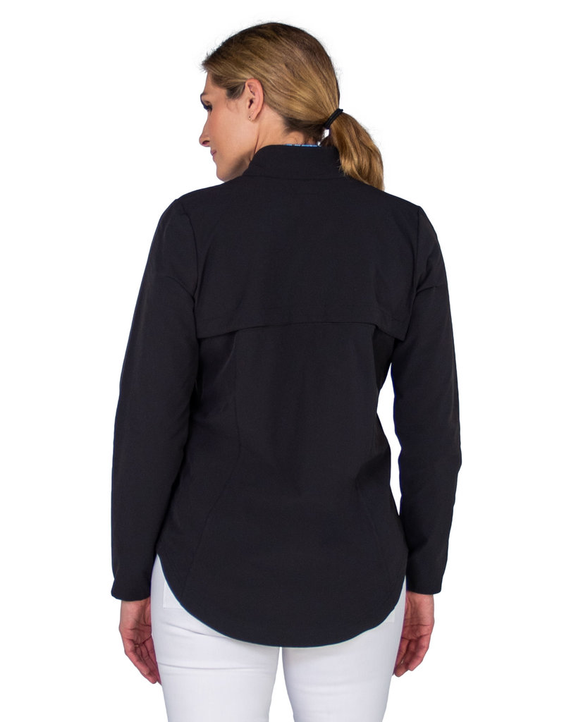 Wind Jacket w/ Removable Sleeves Black - Alexandrite Active & Golf