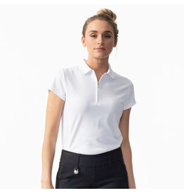 Daily Sports Daily Sports Macy Cap Sleeve Polo White