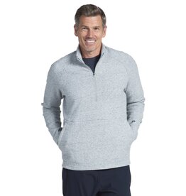 IBKul IBKul 1/4 Zipper Long Sleeve Popcorn Pullover Oxford