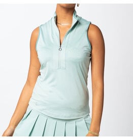 GGblue GGblue Desi Sleeveless Polo Mist Matcha