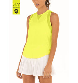 Lucky In Love Lucky In Love Chill Out Tank Neon Yellow