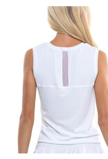 Lucky In Love Lucky In Love Twist Front Tank White