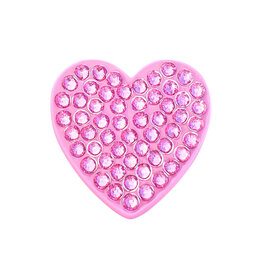Navika Pink Heart Crystal Ball Marker