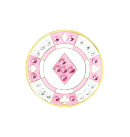 Navika Navika Crystal Ball Marker Pink Diamond Poker Chip