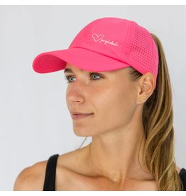 Vimhue Vimhue Love Pickleball Sun Goddess Cap Hot Pink