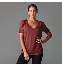 Thirty Three Threads Tavi Everyday V-Neck Tee Sahara