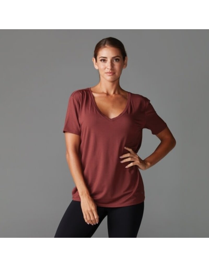 Thirty Three Threads Tavi Everyday V-Neck Tee Sahara
