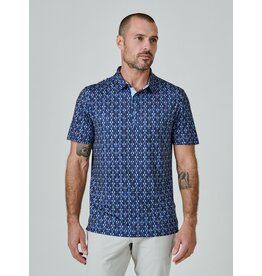 7 Diamonds 7 Diamonds Bellevue Short Sleeve Button Down Navy