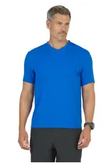 IBKul IBKul Solid Short Sleeve V-Neck T-Shirt Royal
