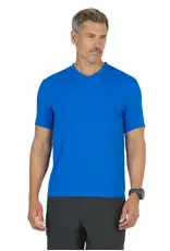 IBKul Solid SS V-Neck T-Shirt Royal
