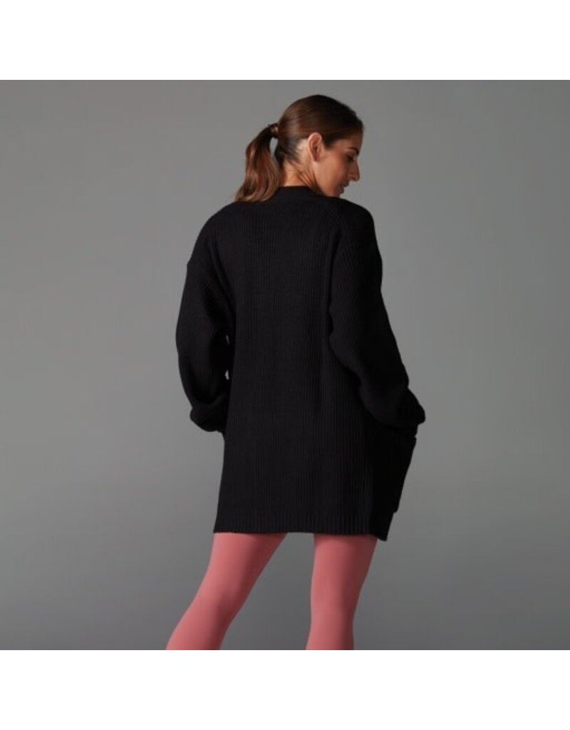 Thirty Three Threads Tavi Alpine Long Cardigan Ebony