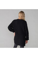 Thirty Three Threads Tavi Alpine Long Cardigan Ebony