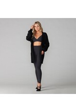 Thirty Three Threads Tavi Alpine Long Cardigan Ebony