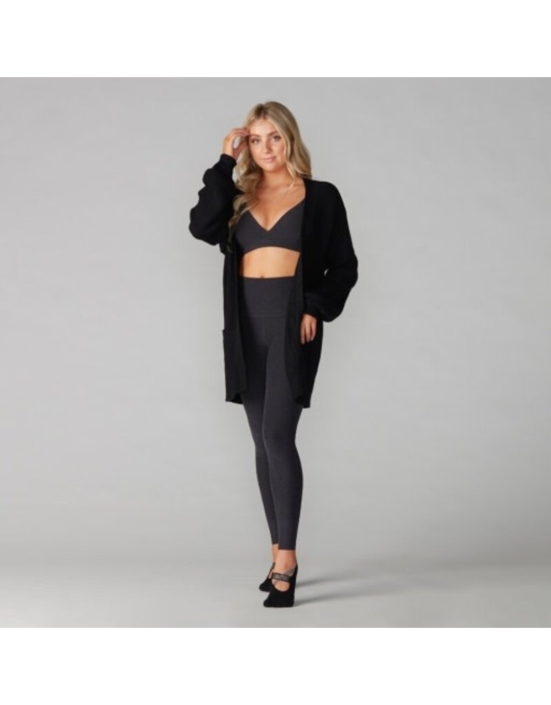 Thirty Three Threads Tavi Alpine Long Cardigan Ebony