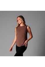 Thirty Three Threads Tavi High Neck Muscle Tank Clove Ebony
