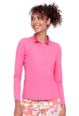Swing Control Swing Control Velocity Long Sleeve Polo Blossom
