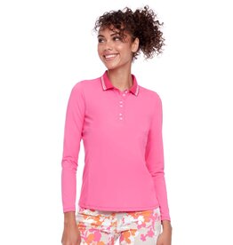 Swing Control Swing Control Velocity Long Sleeve Polo Blossom