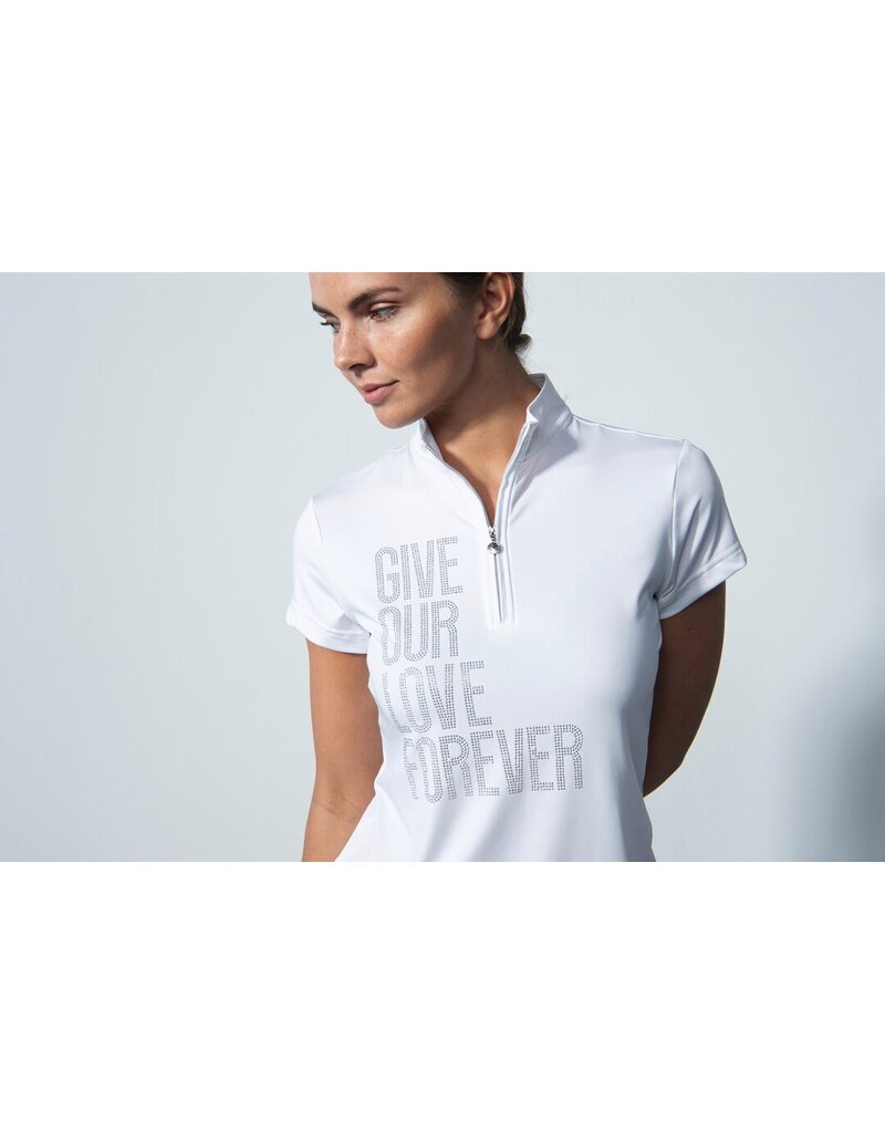 Daily Sports Daily Sports Crotone Cap Sleeve Polo White