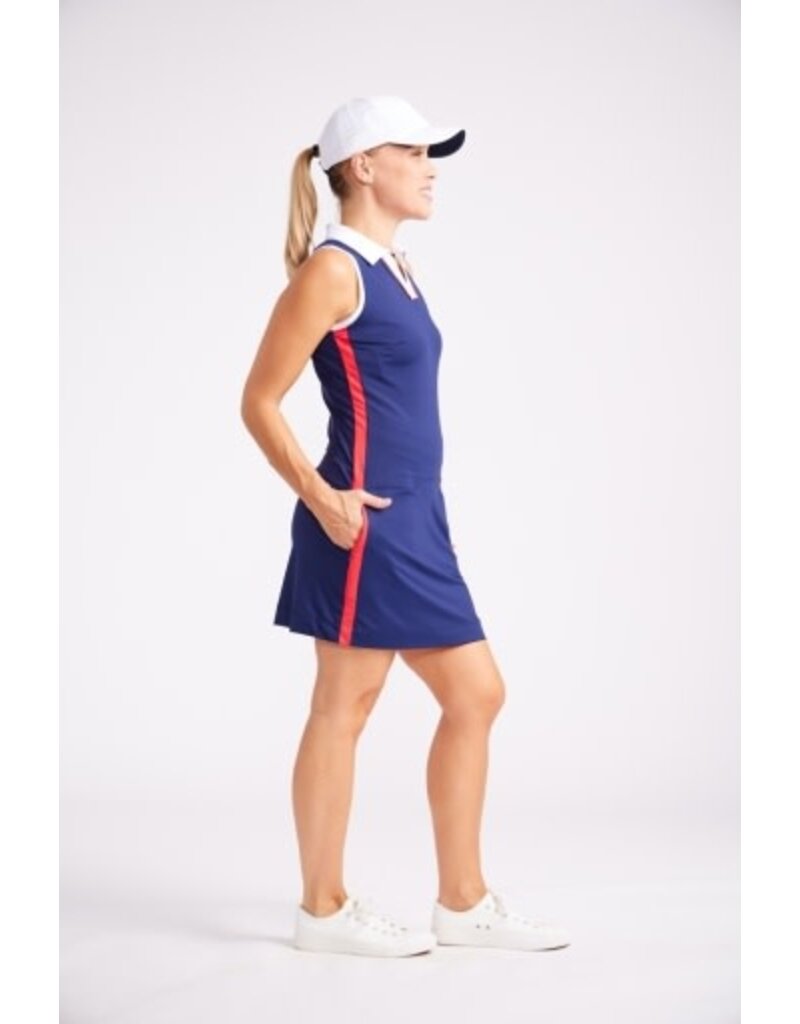 Kinona Kinona Wine and Nine Golf Dress Navy Blue